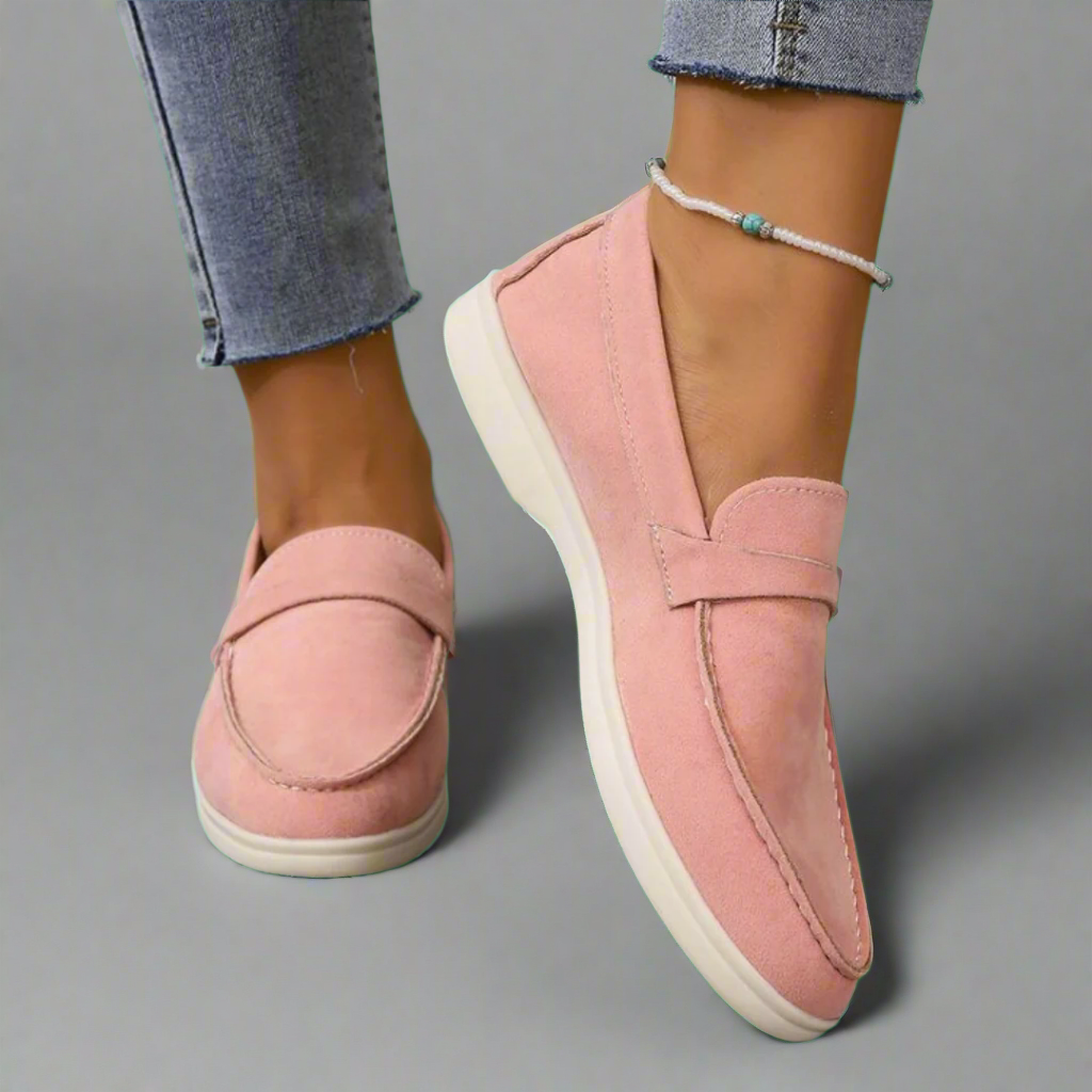 Hannah | Handmade Elegant Suede Moccasins