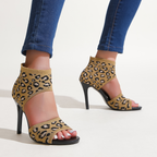 Savannah – Stretch Knit High Heel Sandals