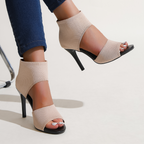 Savannah – Stretch Knit High Heel Sandals