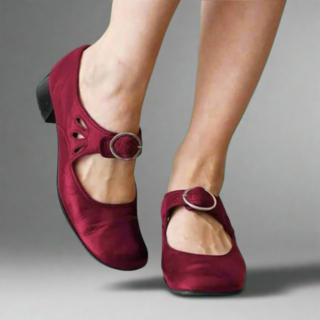 Denisa | Premium Leather Sandals with Comfortable Wedge Sole