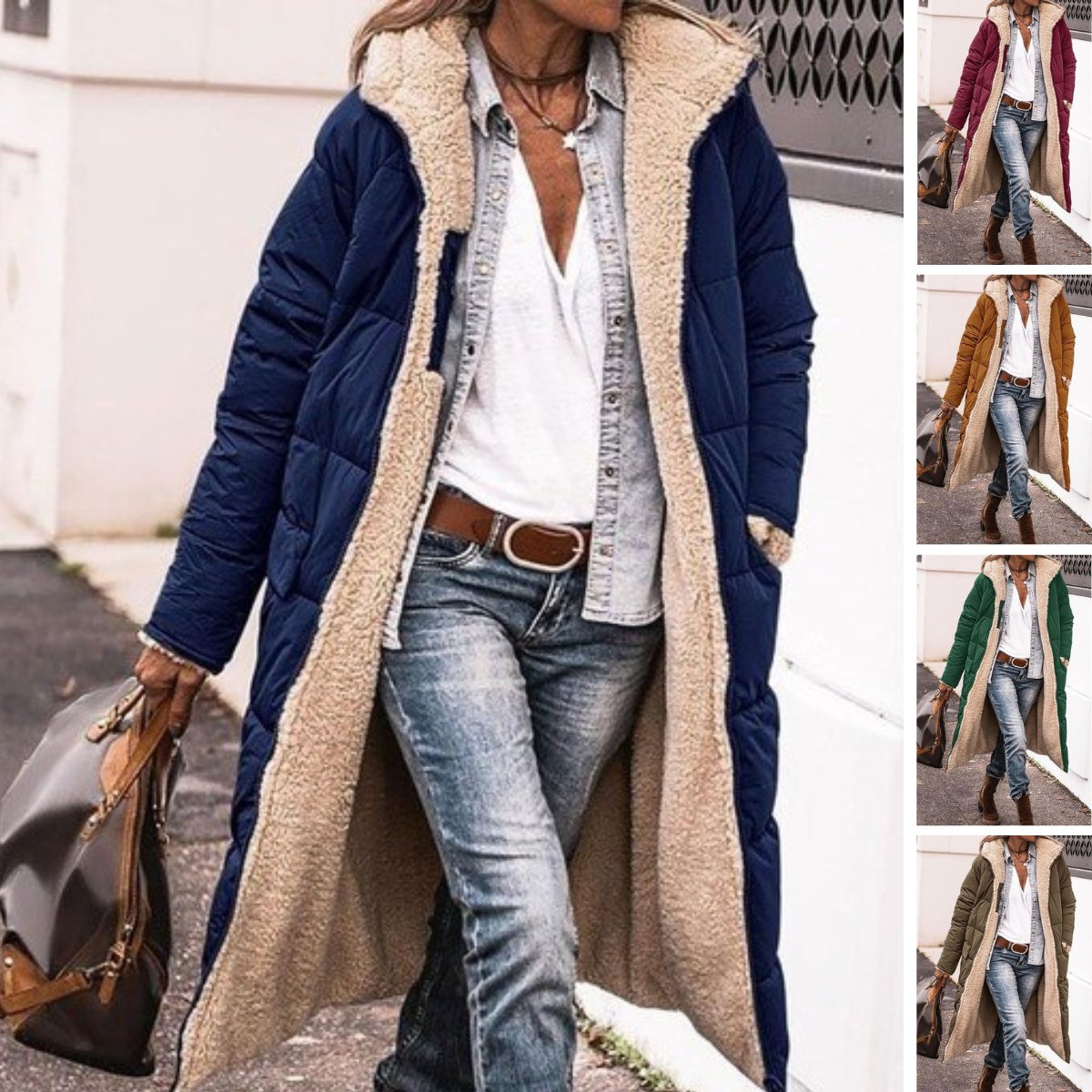 Laluna | Elegant Reversible Coat for Women