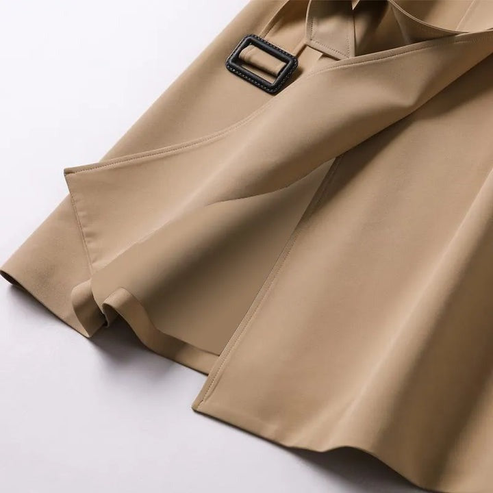 Camille – Classic Double-Breasted Trench Coat
