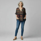 Adrienne | Relaxed V-Neck Blouse
